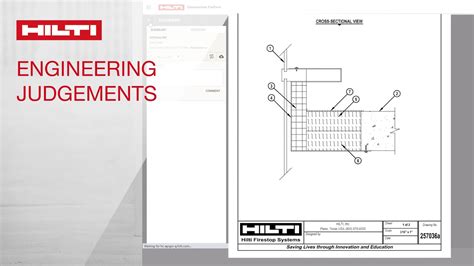 Click to clear systems. . Hilti engineering judgement